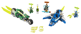 LEGO Ninjago 71709 Rychlá jízda s Jayem a Lloydem