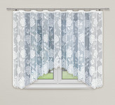 Dekorační žakárová záclona s řasící páskou JITUNA 180 bílá 300x180 cm MyBestHome