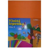 Lepenka E-Welle 260g 34,5 x 24,5cm rovná-oranž 10 listů