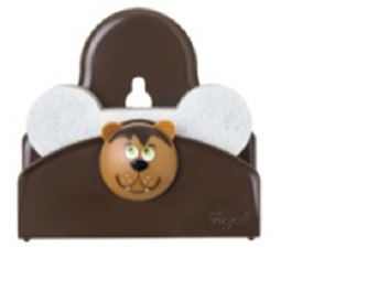 Držák na houbu s přísavkou na obklad, do dřezu Felix hnědý VIGAR