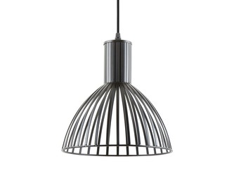 Pendant Lamp, lustr Lignes Round 25 cm černé Leitmotiv