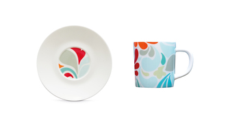 Hrnek, šálek na espresso s podšálkem Florina REMEMBER