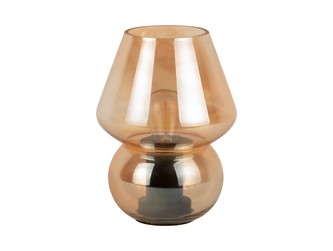 Stolní lampa Vintage LED 20cm hnědá Leitmotiv