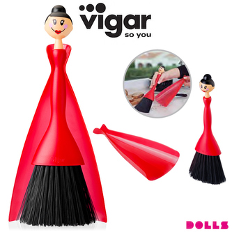 Stolní smetáček a lopatka Panenka DOLLS VIGAR