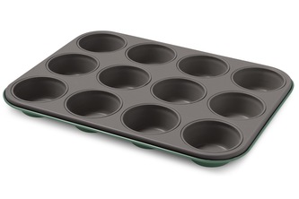 Plech na muffiny 12 ks zelený Bon Ton Guardini