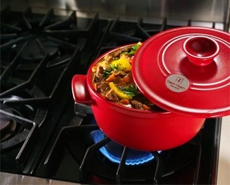 Hrnec kulatý s poklicí 26 cm, 4l Emile Henry