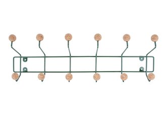 Nástěnný věšák Saturnus L zelený Present Time