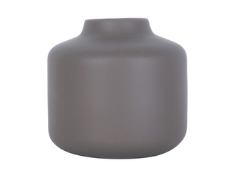 Váza keramická široká Eminent wide 20 cm šedohnědá Present Time