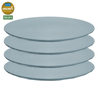 Sada 4 plochých talířů CLUB PLATE L ORGANIC KOZIOL