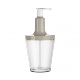 FLOW dávkovač na mýdlo, mýdlenka béžová Organic 250ml KOZIOL