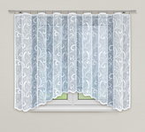 Dekorační žakárová záclona s řasící páskou OMAR 160 bílá 300x160 cm MyBestHome