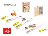 Dárkový set- metla na šlehání, odstranovač jadřinců, servírovací lopatk Baking set VacuVin