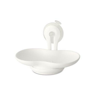 LOOP mýdlenka s přísavkou bílá Organic KOZIOL