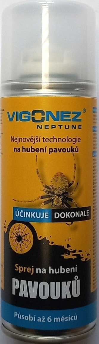 Vigonez NEPTUNE Sprej k hubení pavouků 200ml JEDNORÁZOVÝ