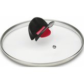 Skleněná poklice skládací úchyt 32 cm Ballarini