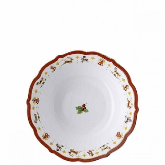 Vánoční mísa 23 cm, hluboká Veselé Vánoce, Rosenthal