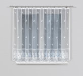 Dekorační žakárová záclona s řasící páskou RAMSES 120 bílá 300x120 cm MyBestHome