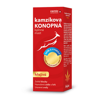 GreenSwan Kamzíkova konopná bylinná mast hřejivá 200 ml