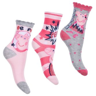 SADA 3 KS PONOŽKY PEPPA PIG - velikost 31-34