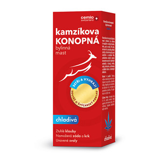 GreenSwan Kamzíkova konopná chladivá mast 200 ml