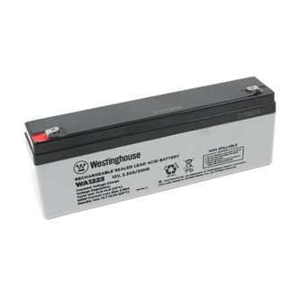 Olověný akumulátor 12V, 2,3Ah, 2x faston 4,8mm, 61x35x178 mm