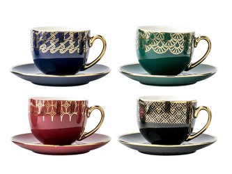 ŠÁLEK S PODŠÁLKEM LUCA 240ML