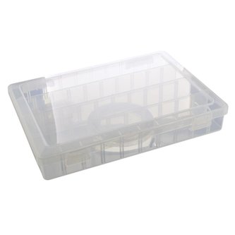 Plastová úložná krabička 252x182x40,5mm
