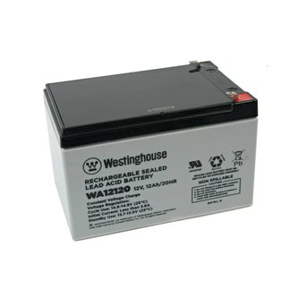 Olověný akumulátor 12V, 12Ah, 2x faston 4,8mm, 95x98x151 mm