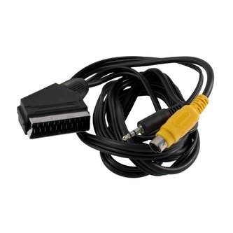 Propojovací kabel SCART na S-video+stereojack 3.5mm, délka 2m