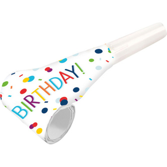Papírové frkačky Rainbow Confetti 8 ks