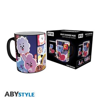 BT21 Měnící Keramický hrnek 320 ml - Times Square