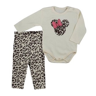 Kojenecké legíny a body Koala Panther girl - velikost 74 (6-9m)