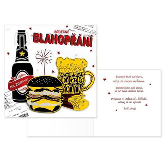 Narozeninové přání - Srdečné blahopřání PUB