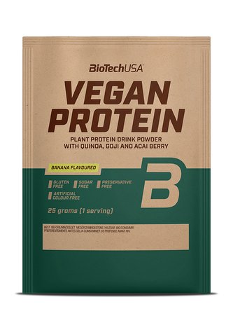 BioTech Vegan Protein 25 g banana (banán)
