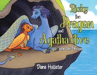 Ricky the Dragon and Agatha dive into the Ocean Ricky the Dragon and Agatha dive into the Ocean