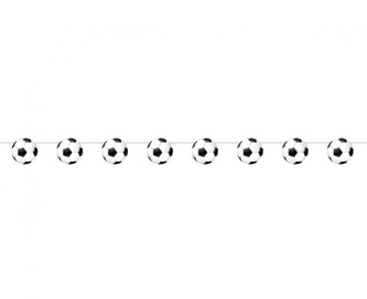Girlanda fotbalové míče - 200 cm