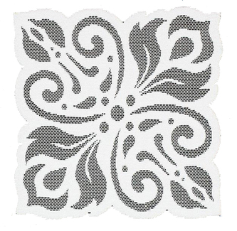 Dekorační žakárový ubrousek XENIE bílá 40x40 cm Mybesthome