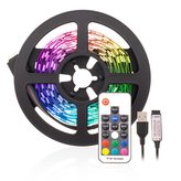 Sada 4m RGB LED pásku, USB, dálkový ovladač, RGB, 20W, IP20