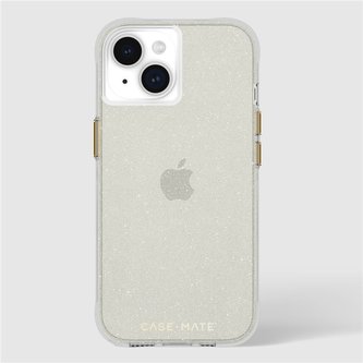 Case Mate Sheer Crystal case, champagne gold - iPhone 15