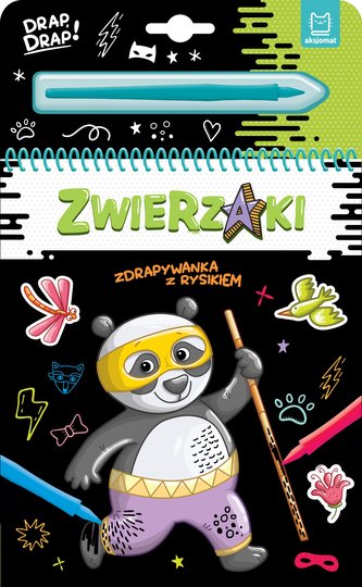 Zwierzaki. Zdrapywanka z rysikiem Zwierzaki. Zdrapywanka z rysikiem