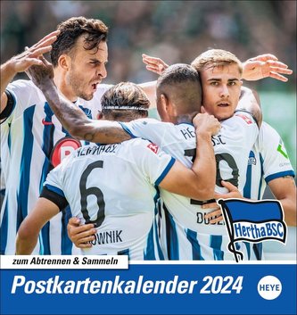 Hertha BSC Postkartenkalender 2024