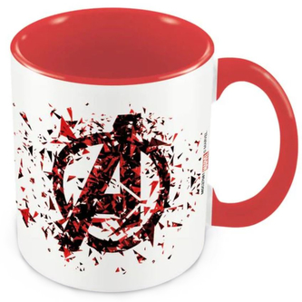 Keramický hrnek Marvel|Avengers: Rozbité logo (objem 325 ml)