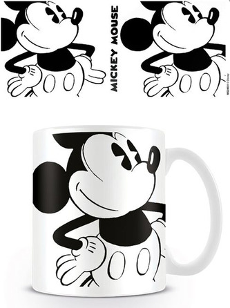 Keramický hrnek Mickey Mouse: Vintage Big (objem 315 ml) bílý