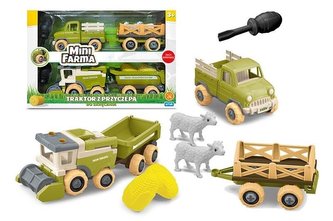 Mini farma traktor z przyczepą do skręcania Mini farma traktor z przyczepą do skręcania