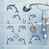 Crearreda Samolepicí dekorace CR S Dolphins Mosaic 59601 Mozaika delfínů