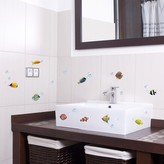 Crearreda Samolepicí dekorace CR S Colourful Fishes 59604 Barevné rybičky