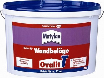 Henkel Metylan Ovalit T 44567 lepidlo určené na papírové, vinylové, vliesové, textilní tapety - 10 kg