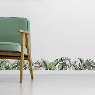 Crearreda Samolepicí dekorace v roli RD Tropical 53017 Tropické rostliny