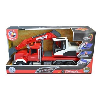 City Service Car - 1:12 Nákladní auto bagr