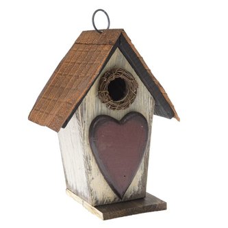 Dřevěná dekorace - ptačí budka, 1/18